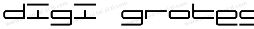 digi grotesk n conde字体转换
